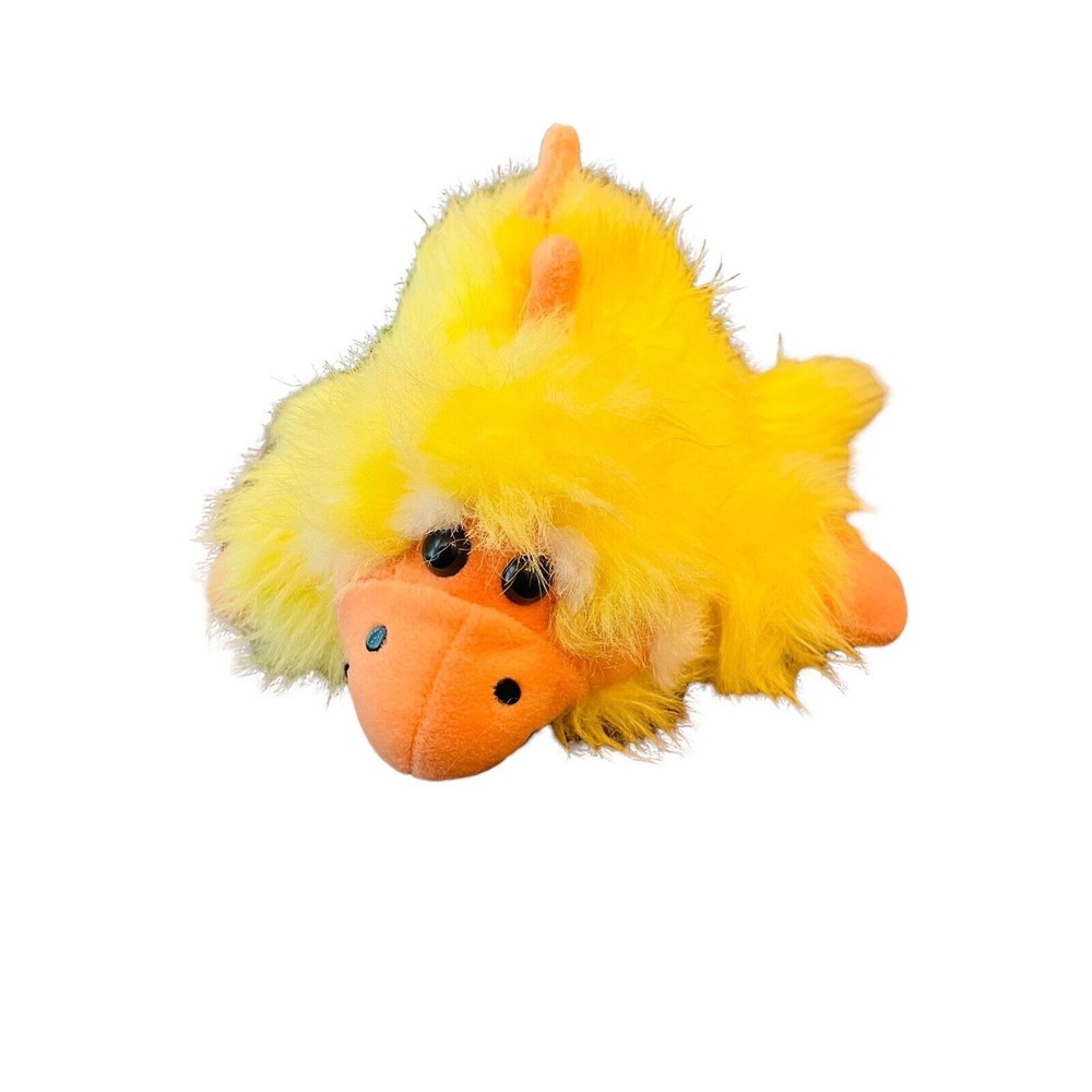 Shagasaurs Yellow Stegosaurus Dinosaur Unique Rare Vintage Plush 1992 Dakin